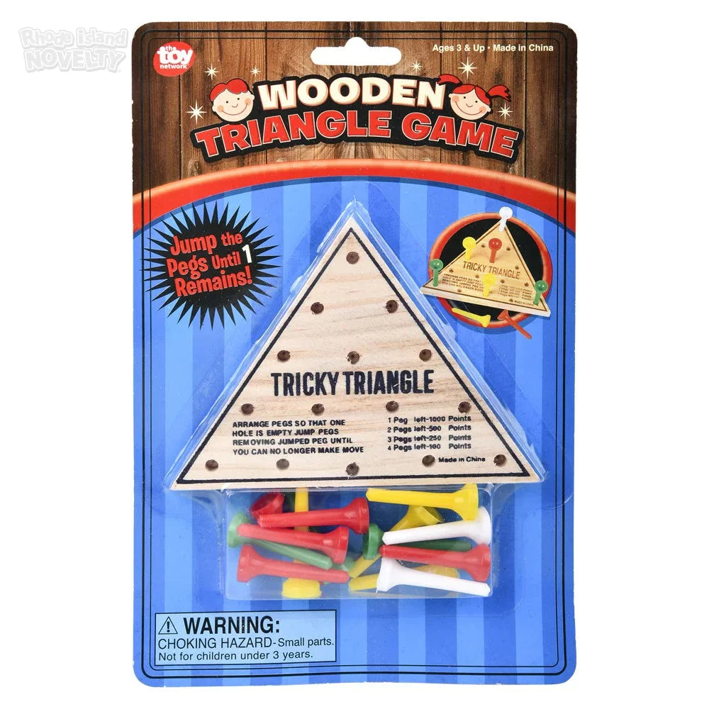 4.5" Wooden Triangle Game