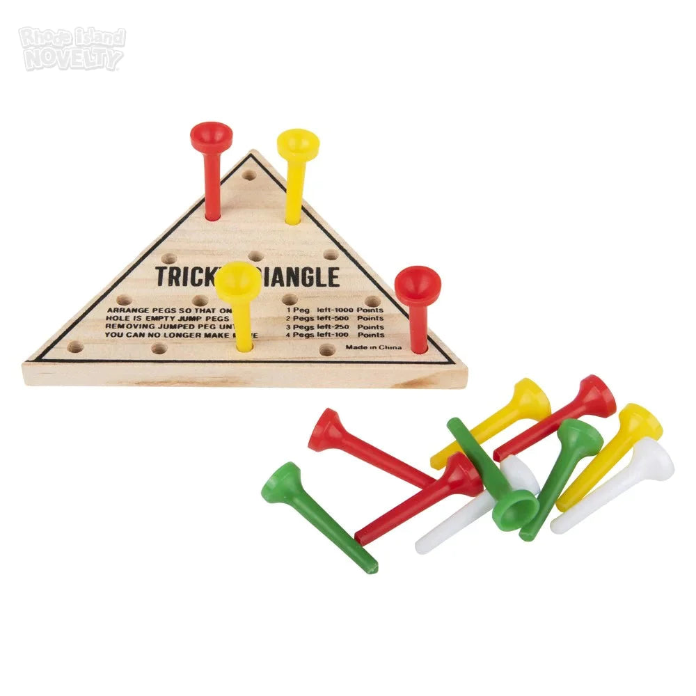 4.5" Wooden Triangle Game