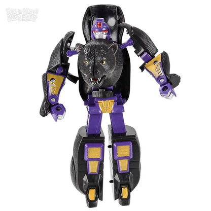 5" Black Bear Transforming Robot Action Figure