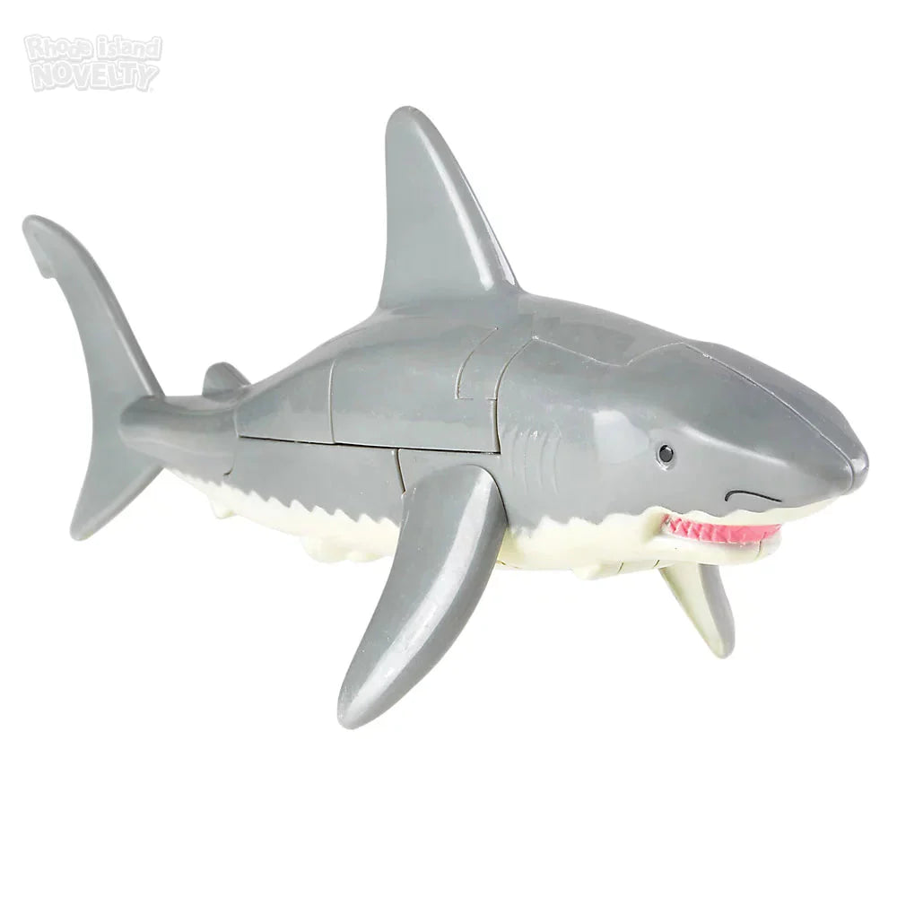 5" Great White Shark Transforming Robot Action Figure