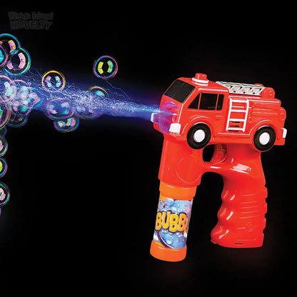 5" Light And Sound Fire Truck Bubble Blaster