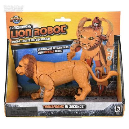 5" Lion Transforming Robot Action Figure