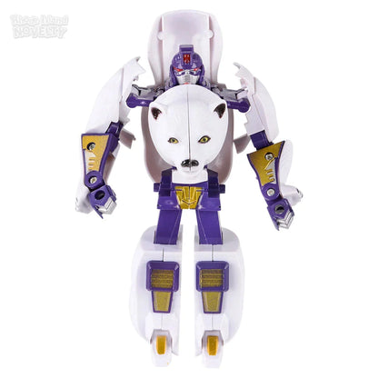 5" Polar Bear Transforming Robot Action Figure