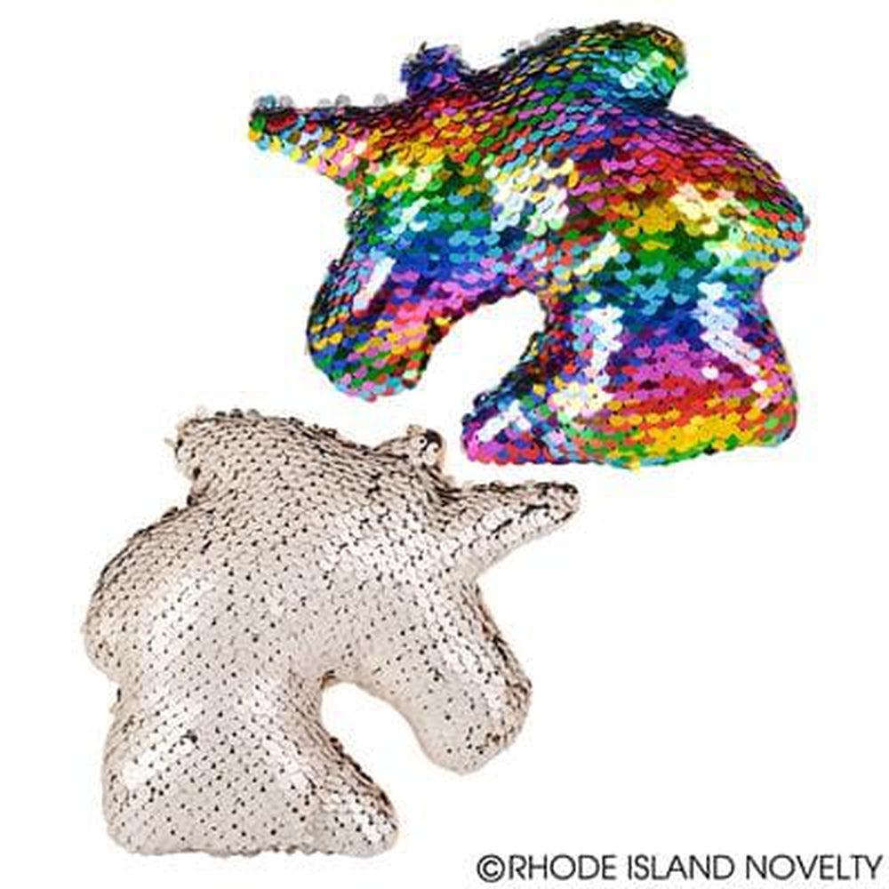 5" Sequin Unicorn Head