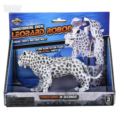 5" Snow Leopard Transforming Robot Action Figure