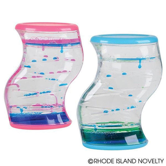 5.5" Dual Color Liquid Timer Assorted Styles