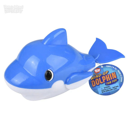 5.5" Wind Up Dolphin Bath Toy