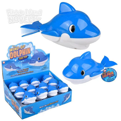 5.5" Wind Up Dolphin Bath Toy