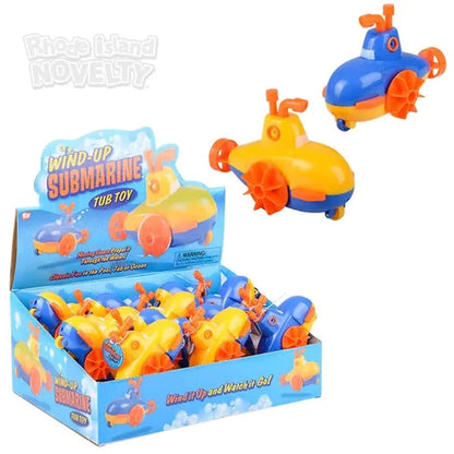 5.5" Wind Up Submarine Bath Toy