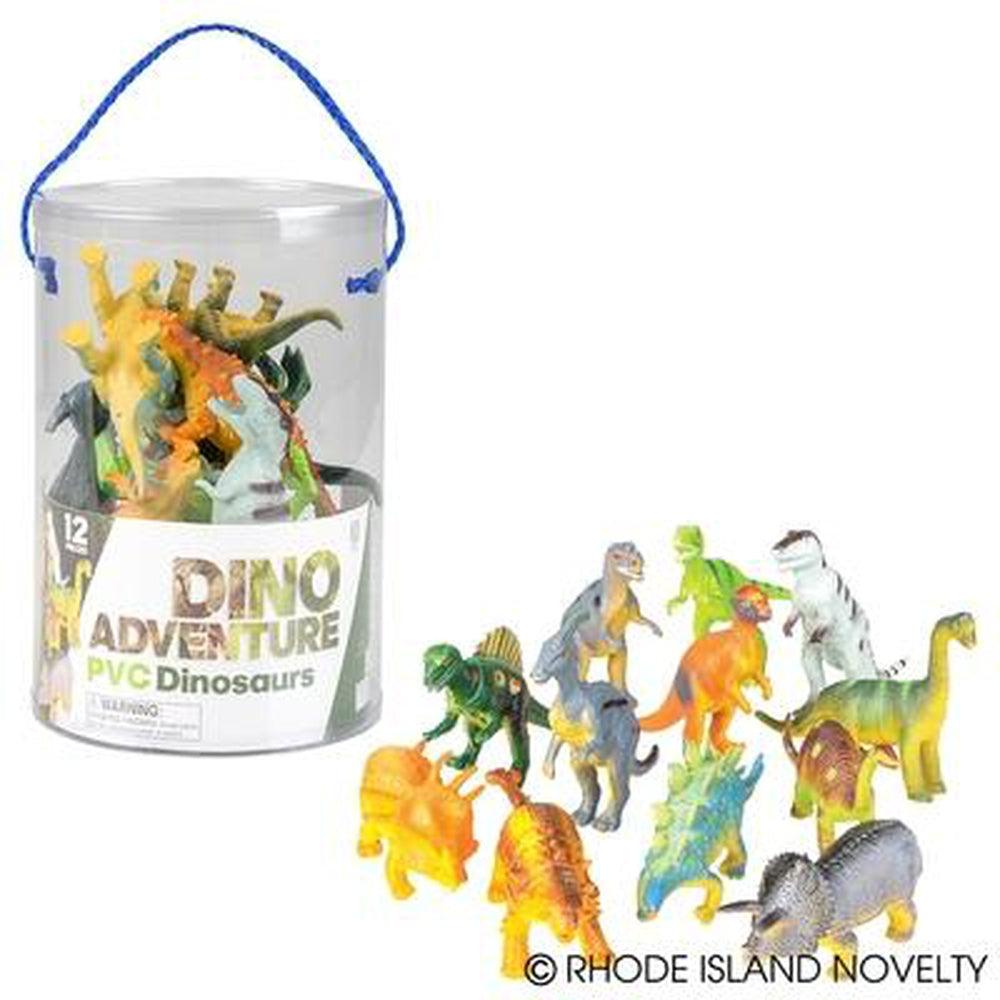 6" Bulk Dinosaur Bucket - 12 Assorted Dinos