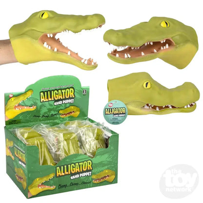 6" Stretchy Alligator Hand Puppet