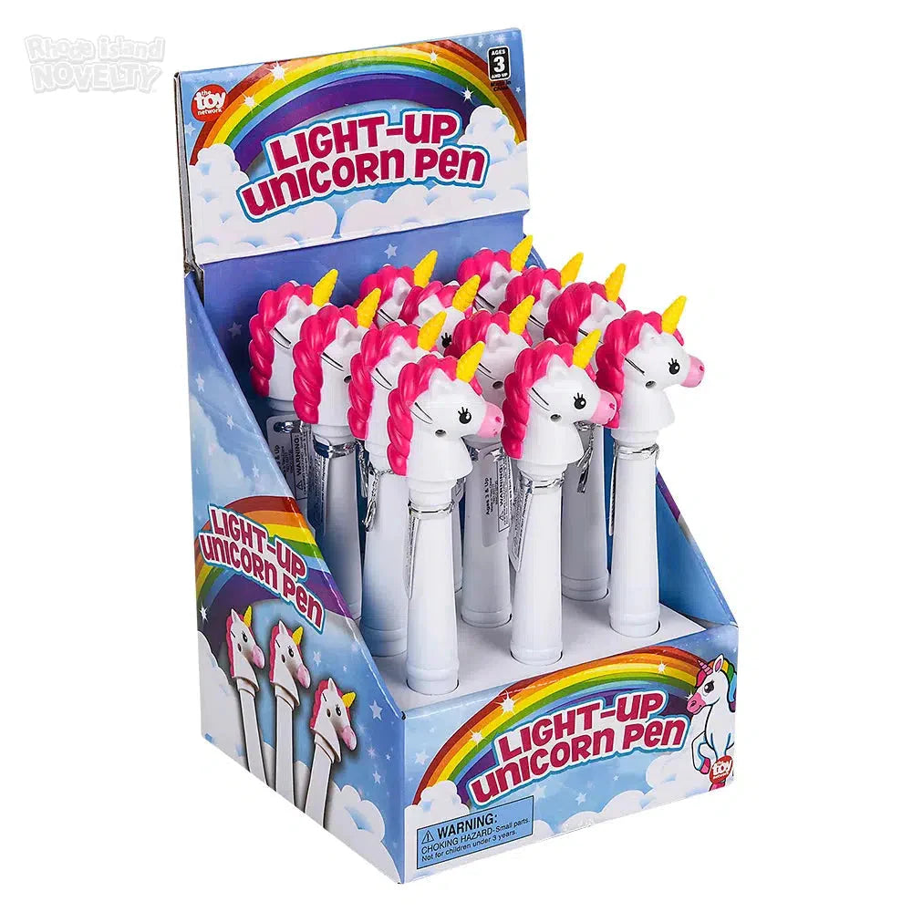 6" Unicorn Pen With White Light