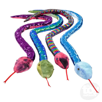 67" Multi Colored Sequin Snakes