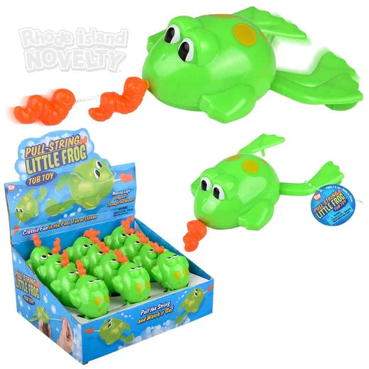 6.5" Pull-String Frog Bath Toy