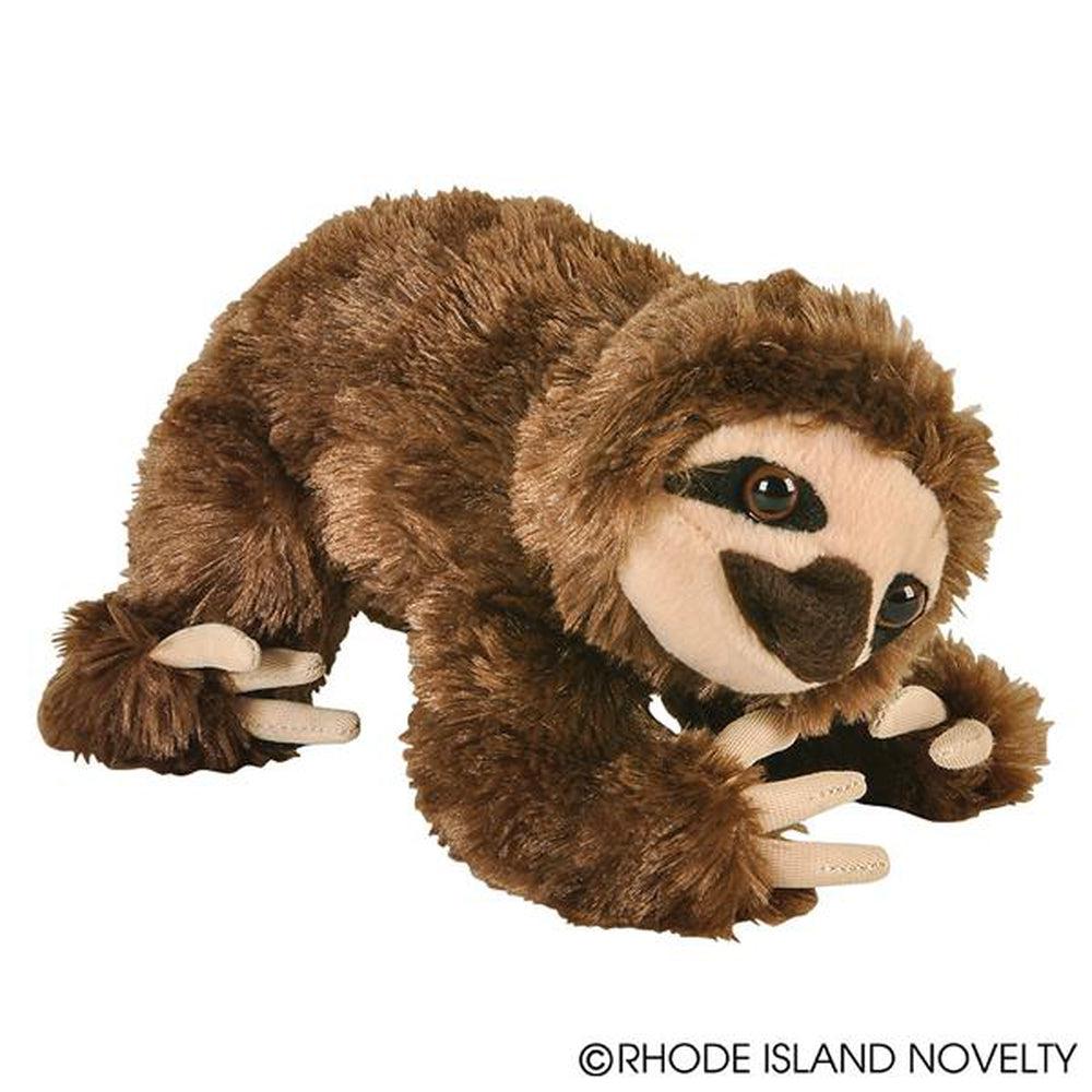 8" Animal Den Brown Sloth Plush