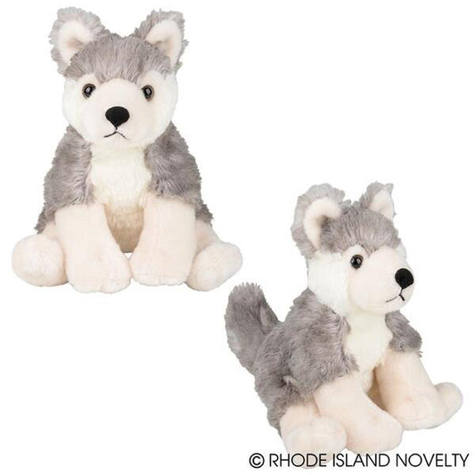 8" Animal Den Wolf Plush