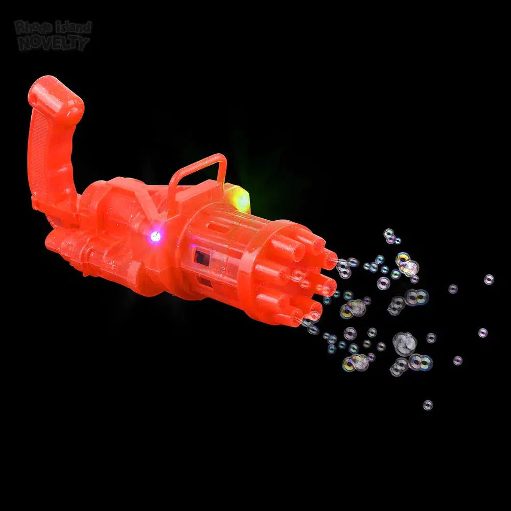 8" Light-Up Gatling Bubble Blaster