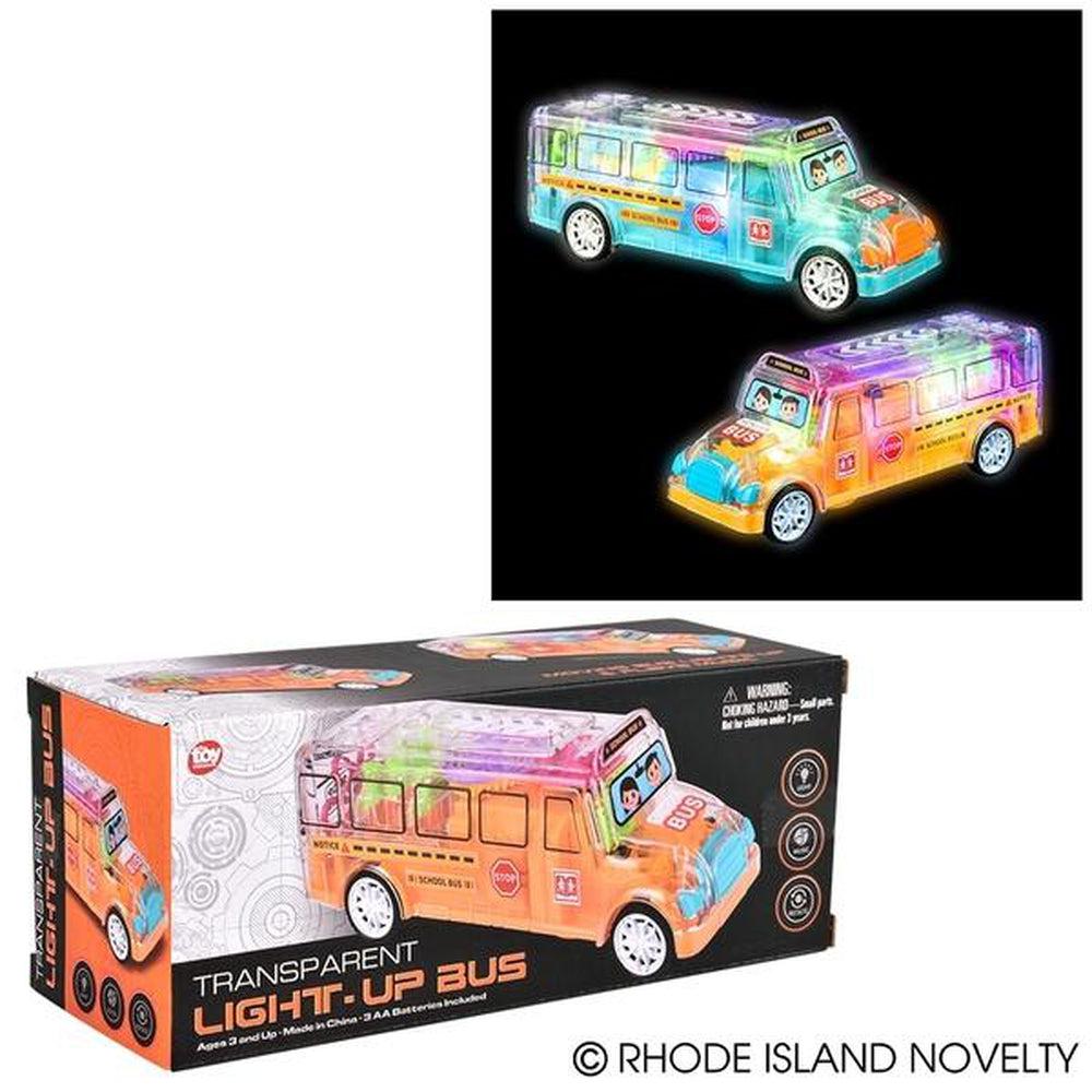 8" Light-Up Transparent Bus