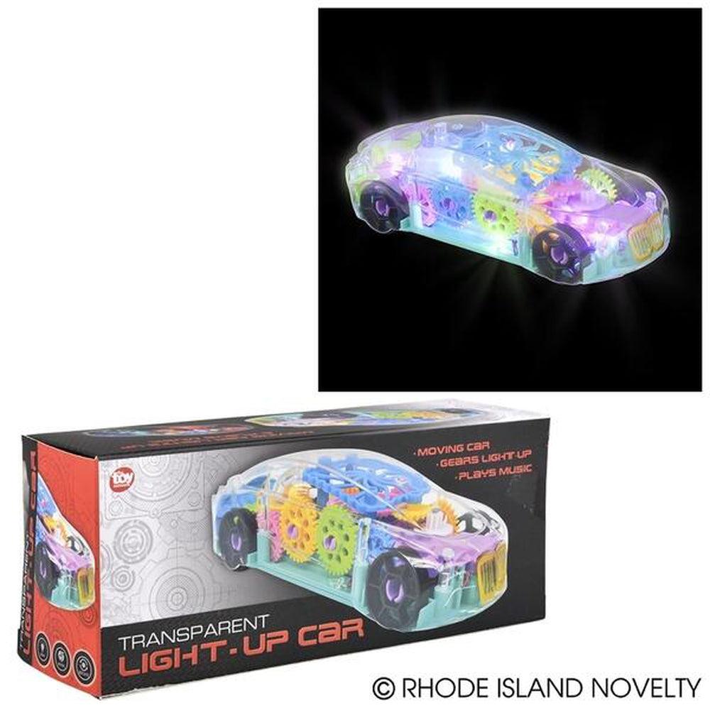 8" Light-Up Transparent Car