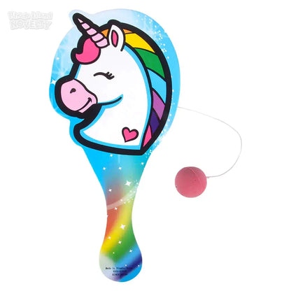 9" Unicorn Paddle Ball