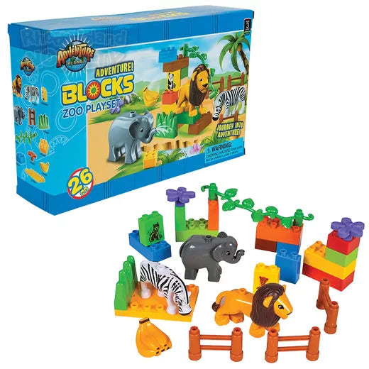 Blocks 26 Piece Zoo Block Set