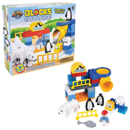 Blocks 32 Piece Zoo Block Set