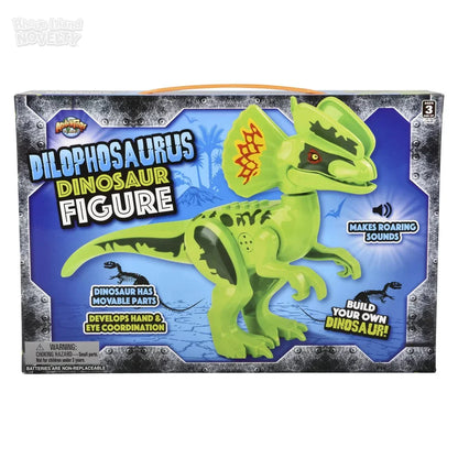 Blocks Dilophosaurus Roaring Dinosaur Building Block Figure with Sound