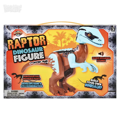 Blocks Velociraptor Roaring Dinosaur Building Block Figure with Sound