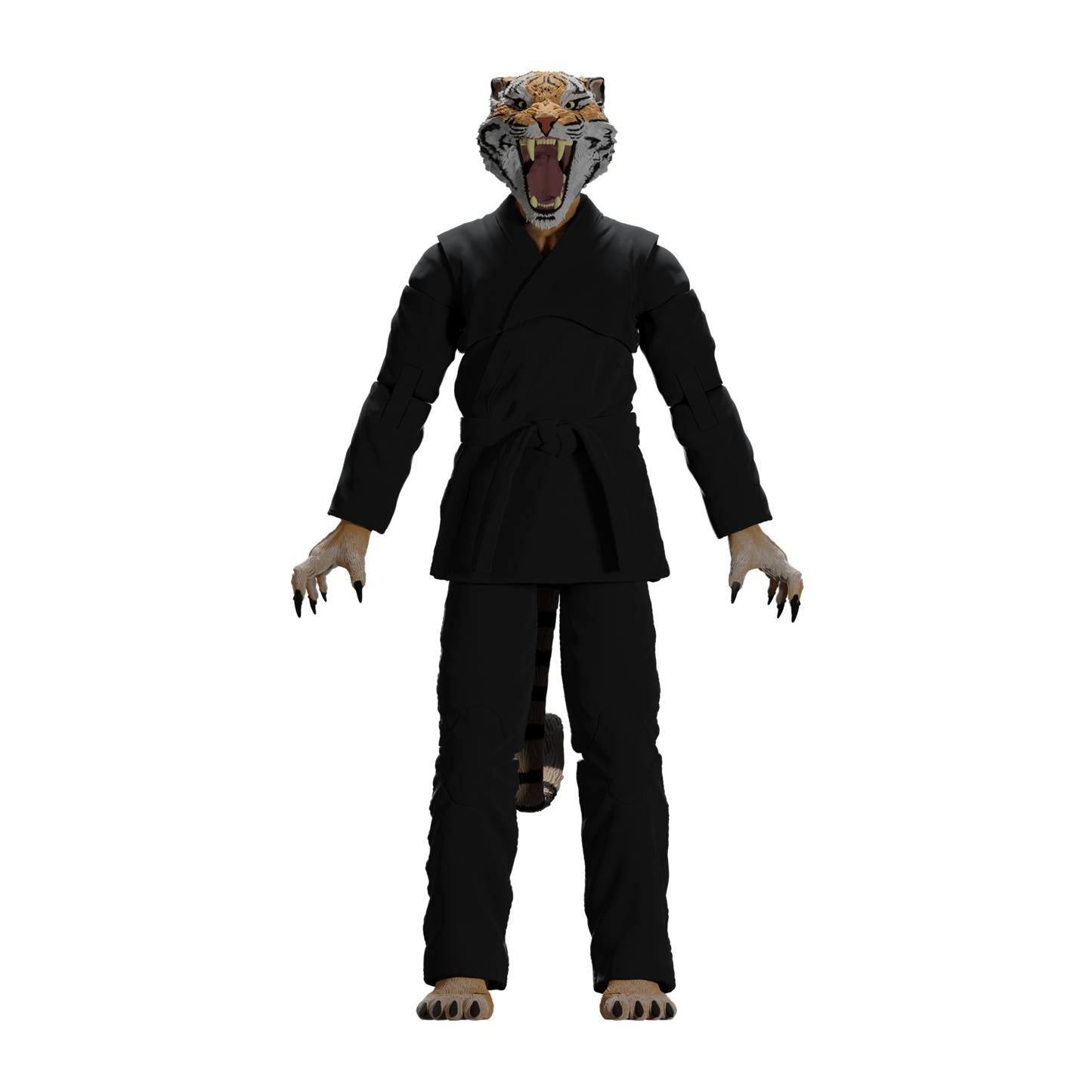 Zoo Jitsu Fighters Tiago the Tiger Action Figure