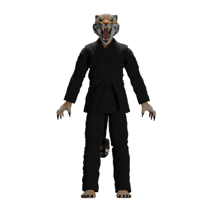 Zoo Jitsu Fighters Tiago the Tiger Action Figure