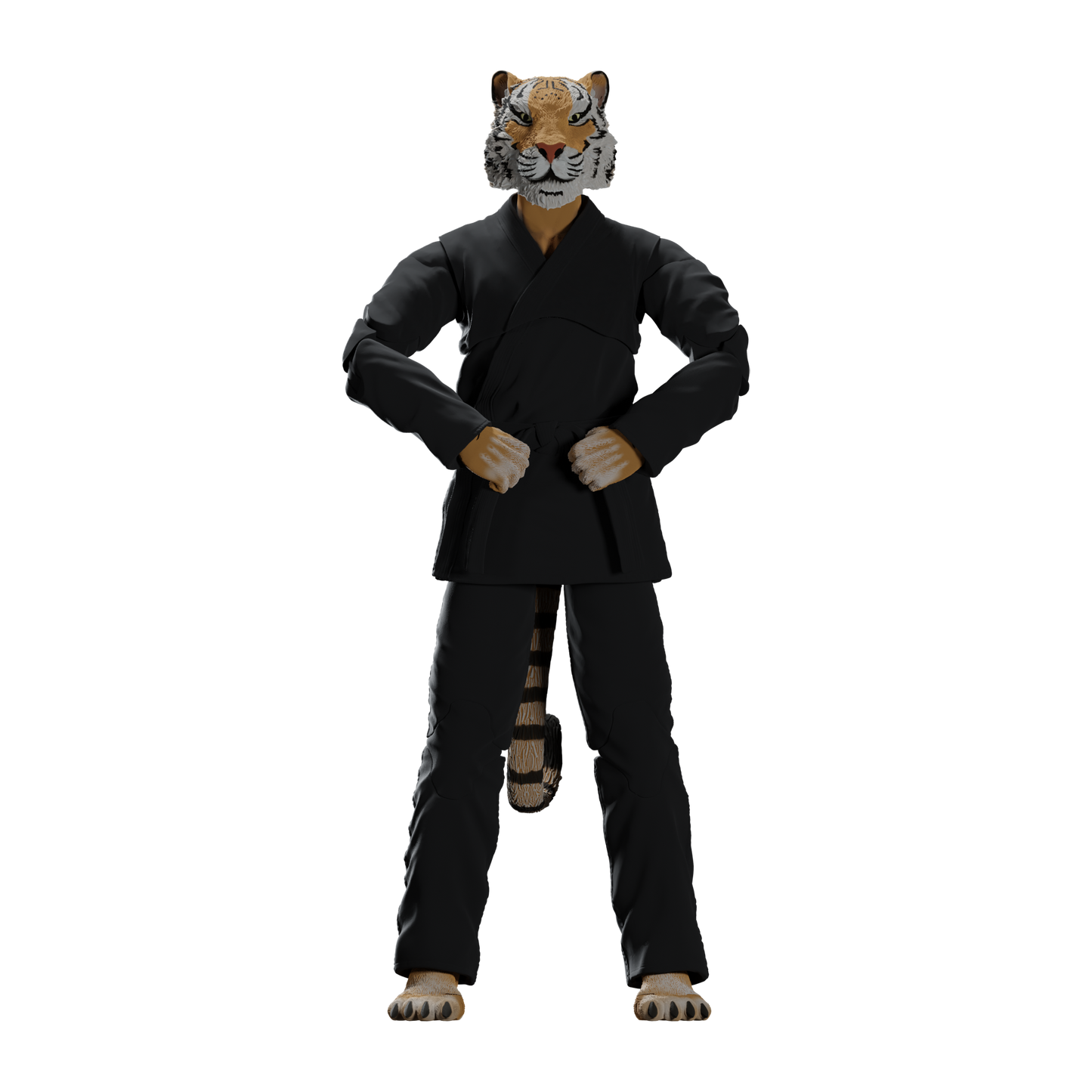 Zoo Jitsu Fighters Tiago the Tiger Action Figure