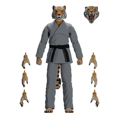 Zoo Jitsu Fighters Tiago the Tiger Action Figure