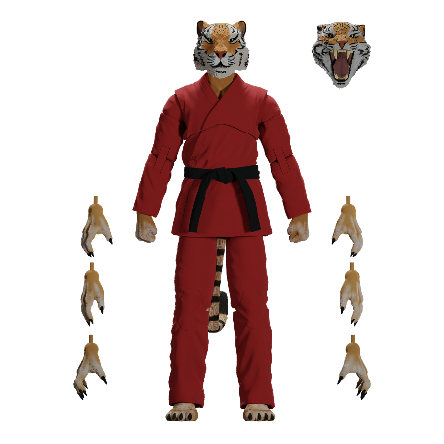 Zoo Jitsu Fighters Tiago the Tiger Action Figure