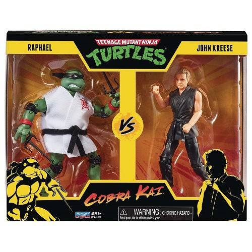 Teenage Mutant Ninja Turtles X Cobra Kai - Raphael Vs. John Kreese 2-Pack Action Figures