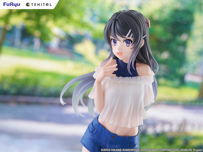 Rascal Does Not Dream of Bunny Girl Senpai Mai Sakurajima TENITOL TALL Figure