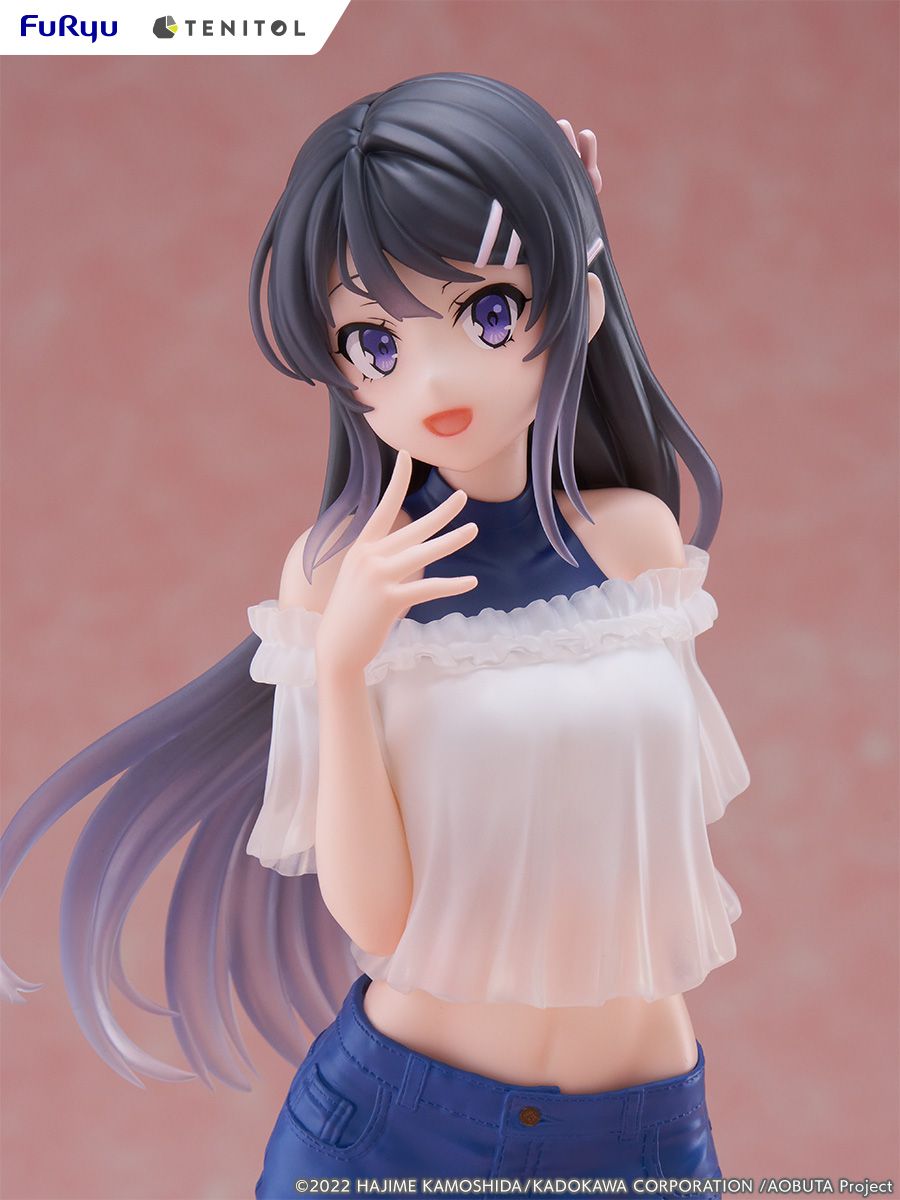 Rascal Does Not Dream of Bunny Girl Senpai Mai Sakurajima TENITOL TALL Figure