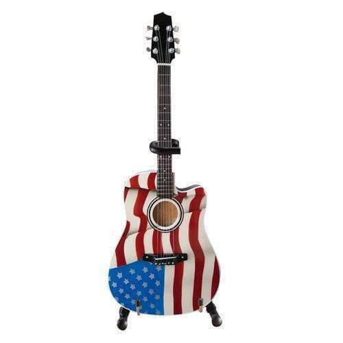 Toby Keith Signature USA Flag Acoustic Miniature Guitar Replica