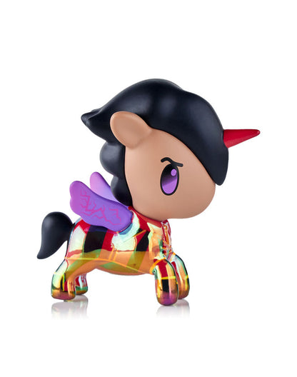 tokidoki x ARCANE Unicorno Black Light Chrome Blind Box – League of Legends Collab Mystery Figure