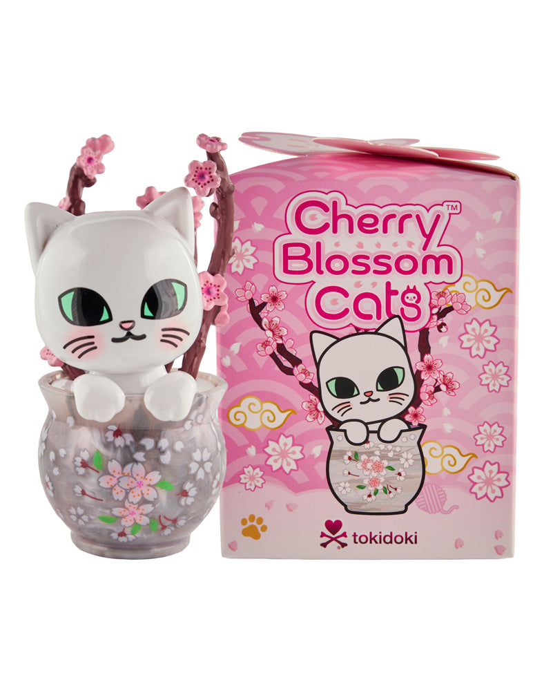 tokidoki Cherry Blossom Cats Blind Box – Kawaii Cat Collectible Figure