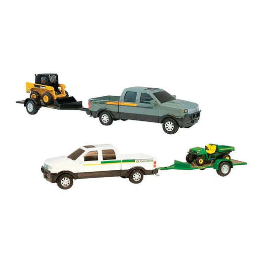 1:32 8" John Deere Pick Up Hauling Set Assorted Styles