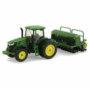 Big Farm 1:64 John Deere  7215R Tractor and Grain Drill