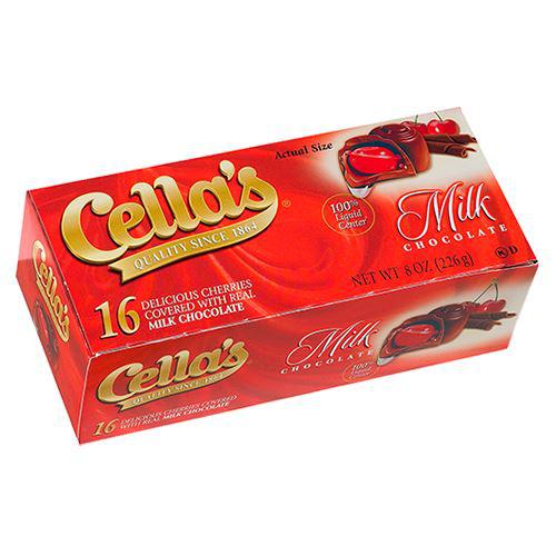 Cella's Milk Chocolate Covered Cherries 8 oz. Box