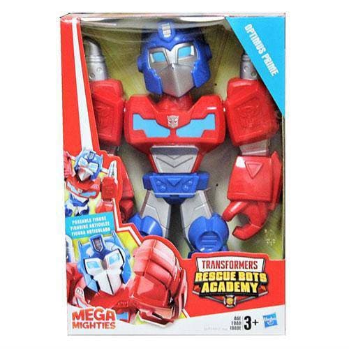 Transformers Rescue Bots Academy Mega Mighties 9-Zoll-Actionfigur – Optimus Prime