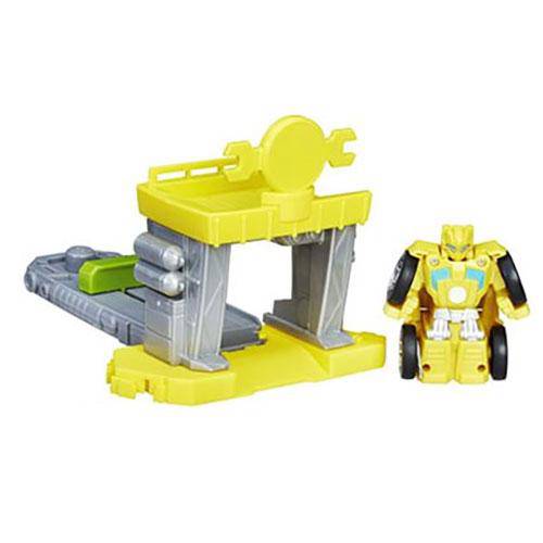 Transformers Rescue Bots Flipracer Launchers – Bumblebee Quick Launch Garage
