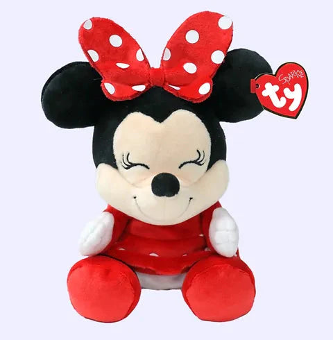 Beanie Babies - Minnie Mouse - Soft Medium 13"