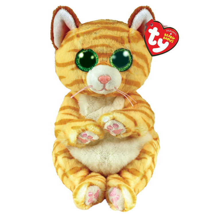 Beanie Baby Bellies - Mango Gold Striped Cat