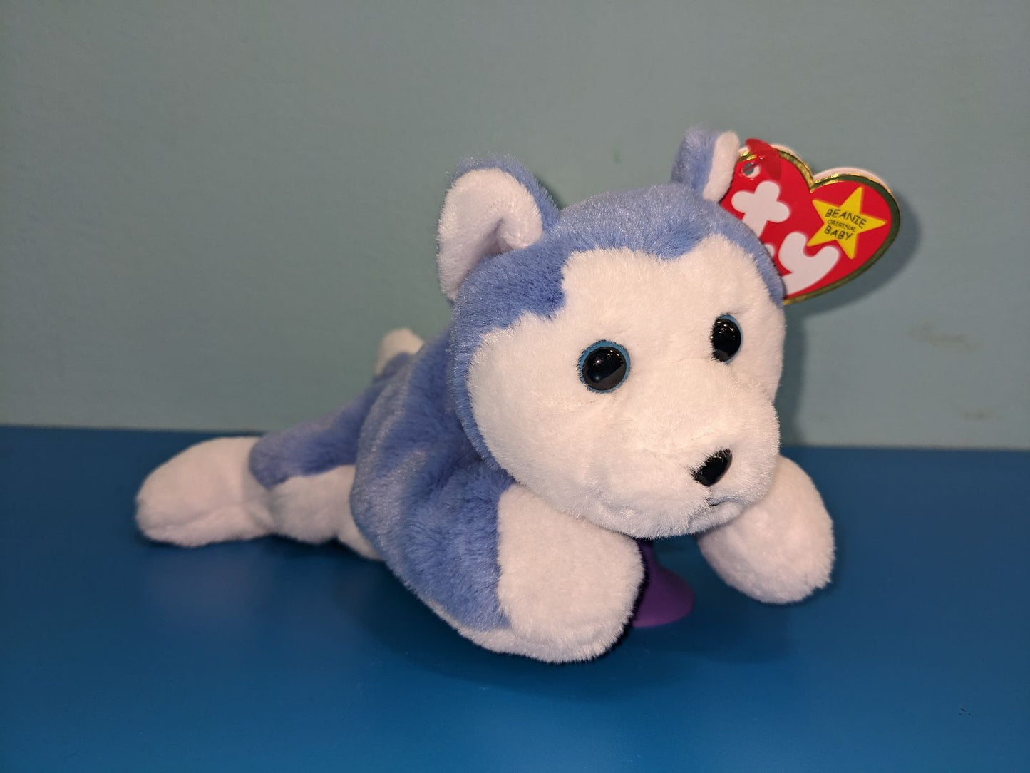 Beanie Baby - Nanook II - Blue & White Husky