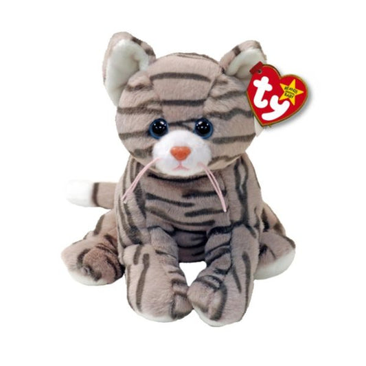 Beanie Baby - Silver II - Tabby Gray Cat