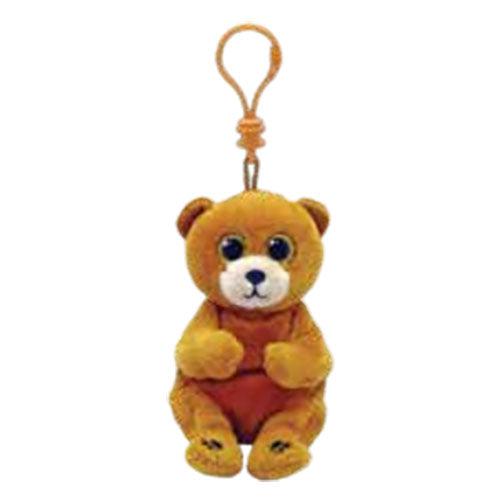 Beanie Bellie - Duncan the Brown Bear  - 5" Clip