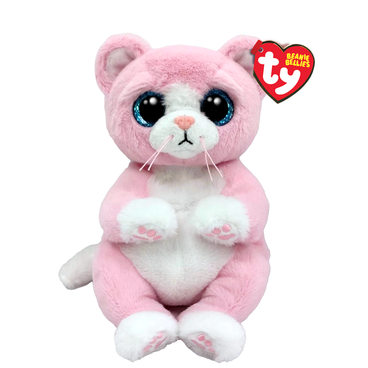 Beanie Bellie - Lillibelle the Pink Cat - 13" Medium